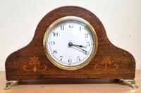 French 8 day Mahogany Cased Timepiece