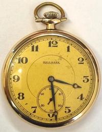 Hallmark Gold Plated Dress Pocket Watch
