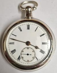 English Silver Pair Case Lever Pocket Watch