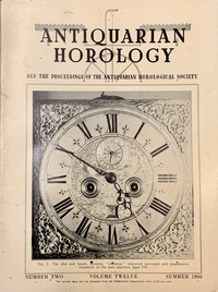 Antiquarian Horology  Magazines 1980